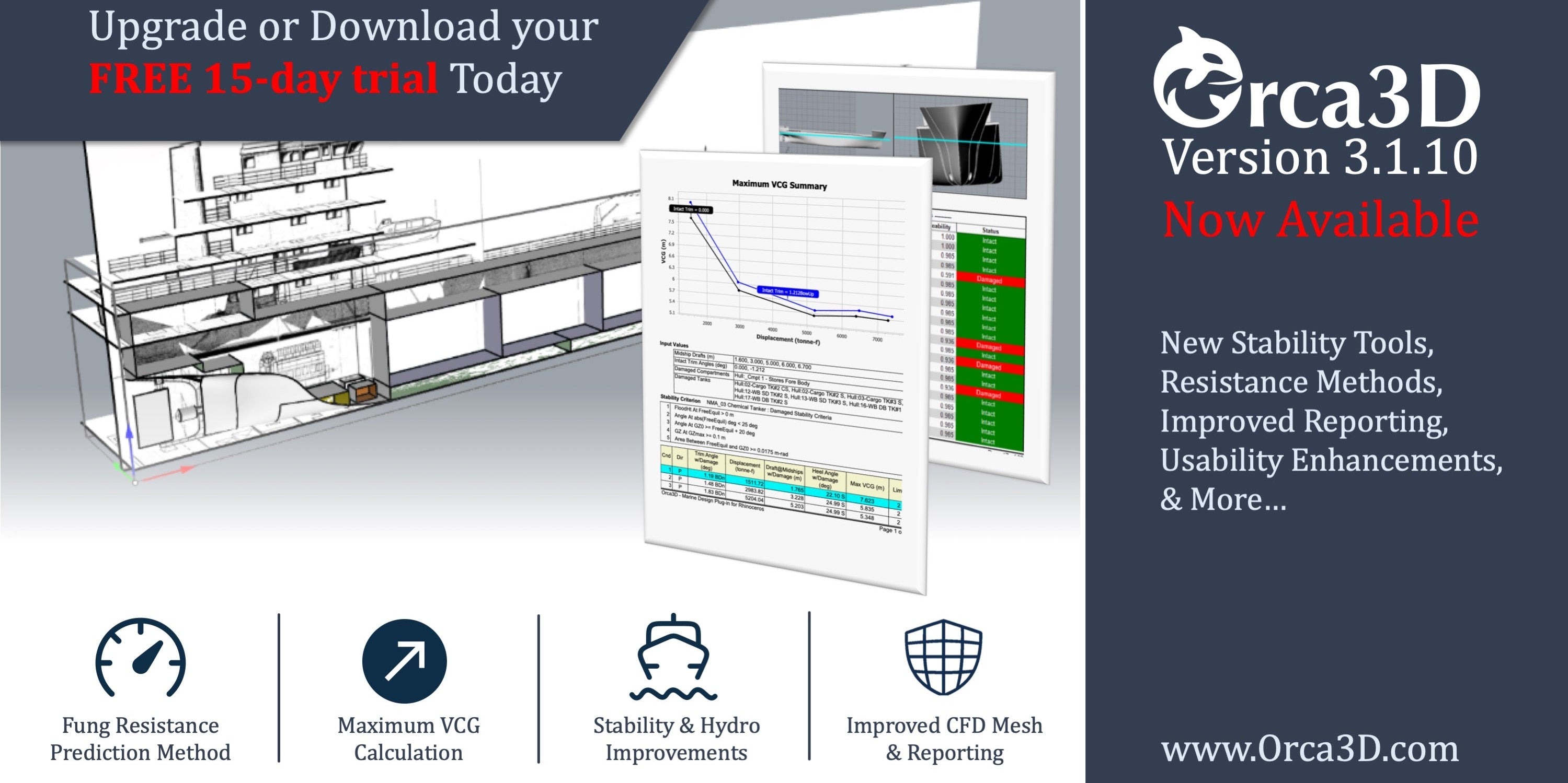 New Product Release: Orca3D Version 3.1.10 Now Available